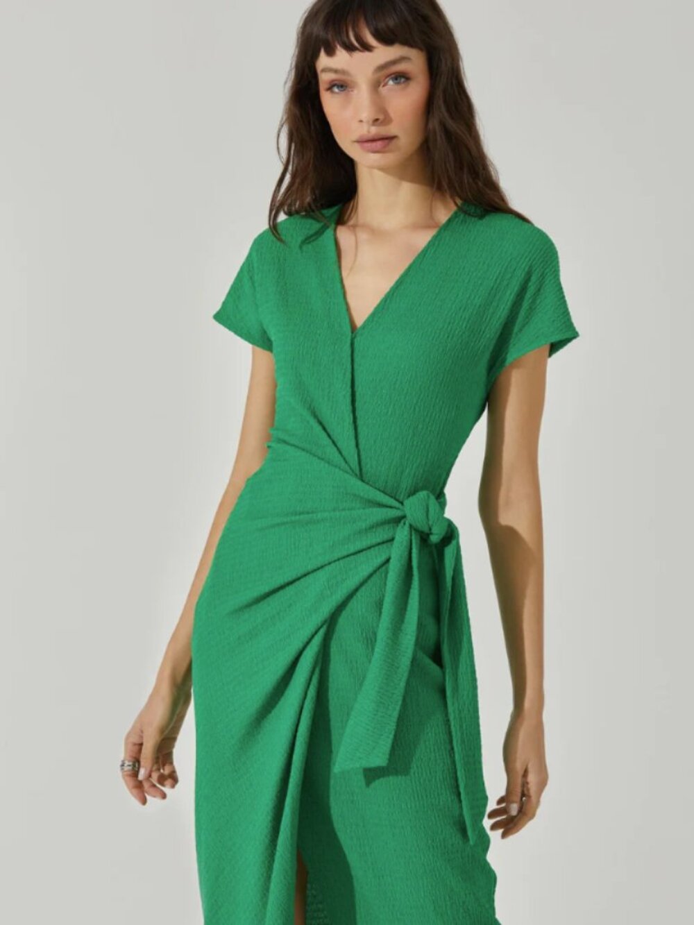 ASTR The Label knit wrap midi dress XS - Picture 4 of 8